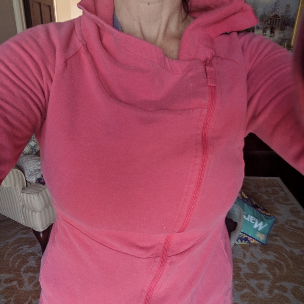 North face zip up sweatshirt